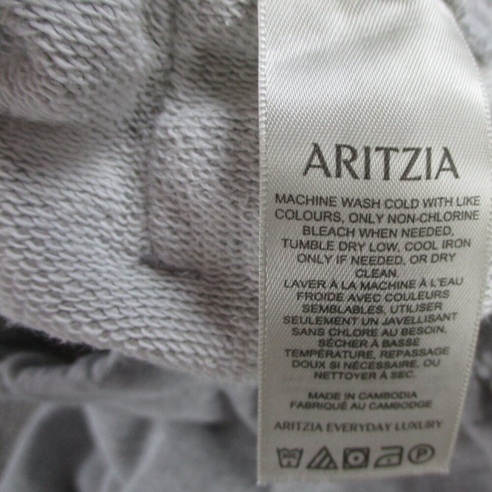 Aritzia Community Sweatpants Womens 2XS Heather Gray High Rise Fleece Jogger - Picture 14 of 16